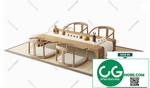Tea Room 93 3D Model
